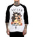 HEY RUCA RAGLAN TEE