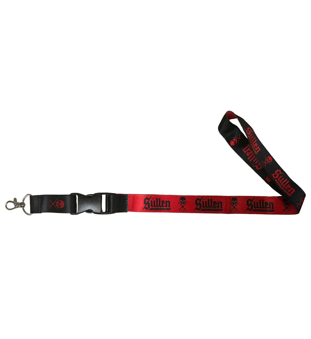 LINCOLN LANYARD BLACK/RED