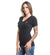 WOMENS ISSUE V-NECK BLACK