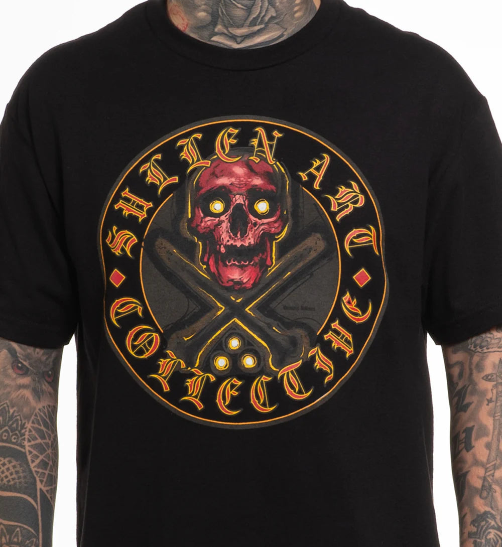 RED SKULL BADGE STANDARD TEE