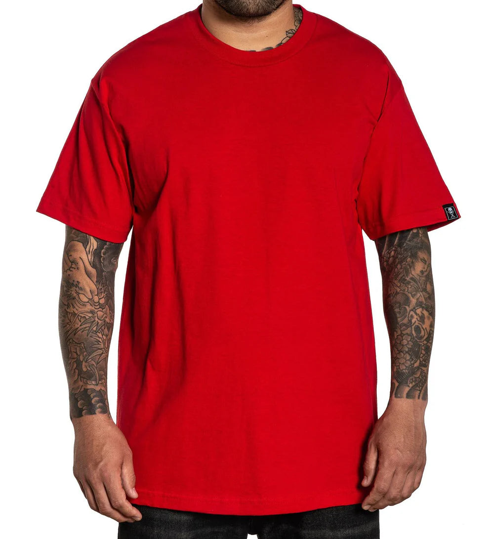 SOLID STANDARD RED TEE