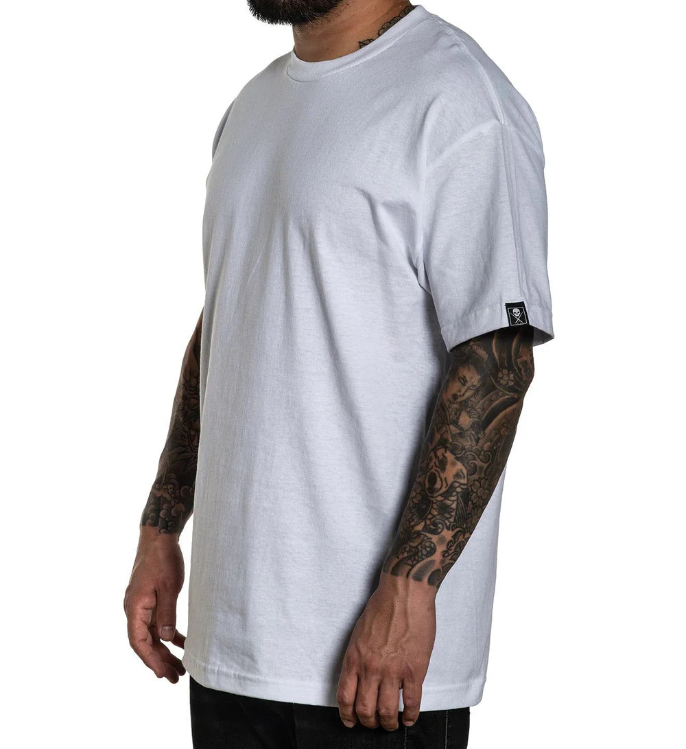 SOLID STANDARD WHITE TEE