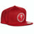 HALLMARK RED SNAPBACK